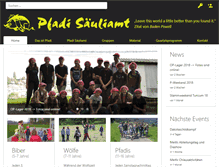 Tablet Screenshot of pfadi-sa.ch
